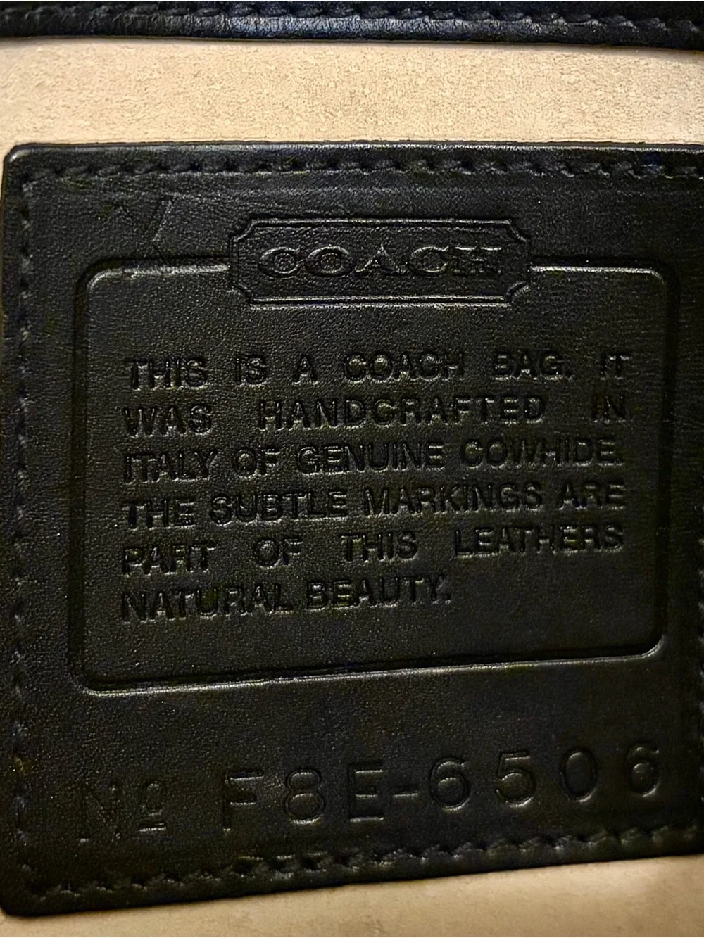 Coach Vintage Black Leather “Bridle Attaché” Executive Clutch with Gold Lock